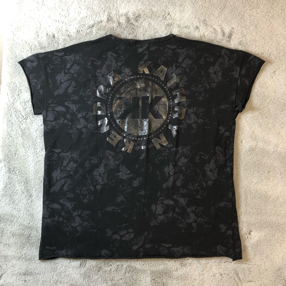 Gymshark Black Marble Wash Graphic Tee - Short Sleeve